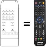 Replacement remote control T 848