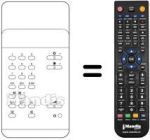Télécommande équivalente TC 120