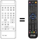Télécommande équivalente TC 106