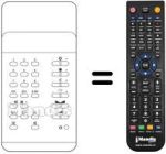Télécommande équivalente TC 112