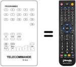 Télécommande équivalente TC 16 A