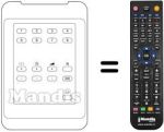 Télécommande équivalente TC 16 B