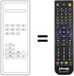 Télécommande équivalente TC 16 C