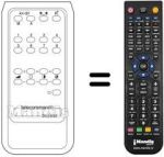 Télécommande équivalente TC 8