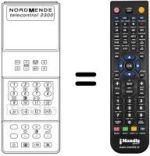 Télécommande équivalente TELECONTROL 2300