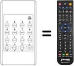 Gleichwertige Fernbedienung TELESONAR 8