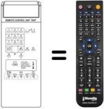 Télécommande équivalente TM 40