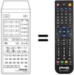 Télécommande équivalente TNQ 8E 0404