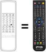 Télécommande équivalente TRC 016