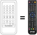 Télécommande équivalente Irradio 19 SERIES