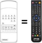 Télécommande équivalente TT 18