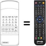 Télécommande équivalente TT 20