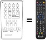 Télécommande équivalente TT 30