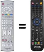 Télécommande équivalente National TX-29PN1 D