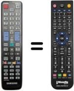 Gleichwertige Fernbedienung Samsung UE 46D5000
