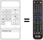 Replacement remote control UNIVERSUM 7251903