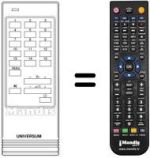 Replacement remote control UNIVERSUM 7264351