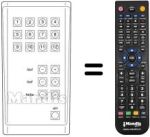 Replacement remote control UNIVERSUM 9271602