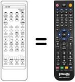 Télécommande équivalente US 0389