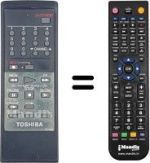 Replacement remote control VC-93 B