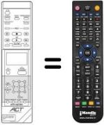 Télécommande équivalente VEQ 0923