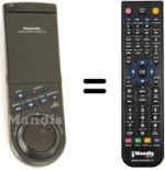 Télécommande équivalente National NV-FS200