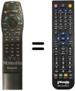 Télécommande équivalente VEQ 2017