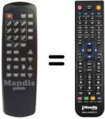 Gleichwertige Fernbedienung VS-9700 CI