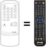 Télécommande équivalente VS A00E