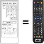 Télécommande équivalente VSQ 0479