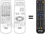 Télécommande équivalente VT-854 G