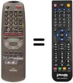 Télécommande équivalente VT-858 G