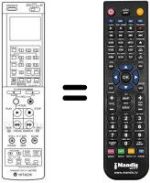 Télécommande équivalente VT-RM 743 E