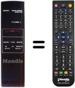 Replacement remote control WCR 870