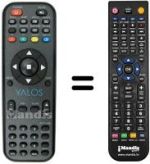 Télécommande équivalente KEYMAT YALOS