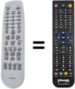 Télécommande équivalente Daewoo DR 4705 B
