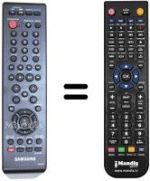 Gleichwertige Fernbedienung Samsung DVD R-145