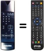 Télécommande équivalente Technisat VC 3004