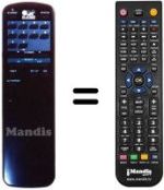 Replacement remote control Amstrad SRX 501