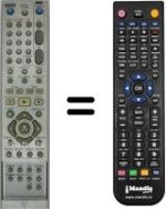 Télécommande équivalente LG RH-4940 V