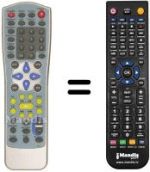 Replacement remote control Amstrad DV 600