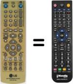 Replacement remote control Goldstar DR-275