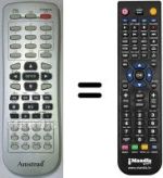 Replacement remote control Amstrad DXS 3800
