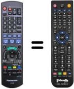 Télécommande équivalente National DMRE-Z49 V