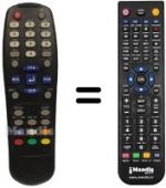 Replacement remote control Hyundai HSS 830 HD