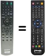 Télécommande équivalente Sony DVP-NS 70