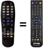 Replacement remote control Hyundai HSS 830 CI