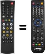 Télécommande équivalente Kathrein UFS 910 HD