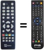 Replacement remote control Fuba ODE 7050