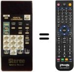 Télécommande équivalente ALBA PROSAT 500